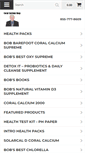 Mobile Screenshot of coralcalciumshop.com